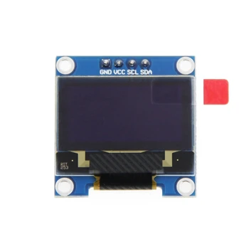 0.96 Palcový IIC I2C Sériové GND 128X64 OLED LCD LED Display Modul SSD1306 pre Arduino Auta Modrý Displej