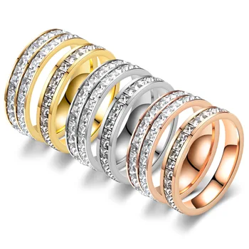 1Piece Nové Nerezové Krúžky pre Ženy, Luxusné Kvalitné Návrhára Šperkov Gadgets Prst Prsteň pre Mladistvých Darček