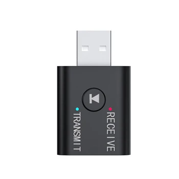2 In1 USB Bezdrôtové Bluetooth-kompatibilného Adaptéra 5.0 Transmiter pre Počítač, TV Prenosný Reproduktor Headset Adapter Prijímač