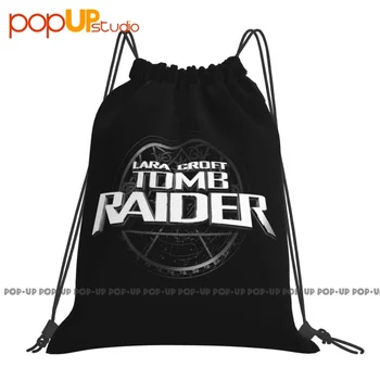 2001 Lara Croft Tomb Raider Film Výroby Posádky Promo Video Hry Šnúrkou Tašky Tašky Prenosné Vonkajšie Beh