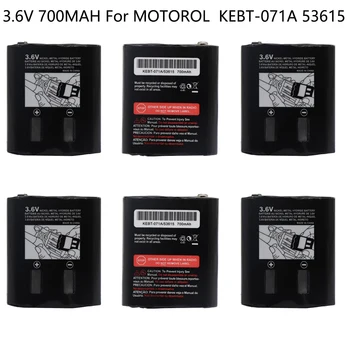 3.6 V, Batéria 700MAH Pre MOTOROLA EM1000 EM1000R KEBT-071 KEBT-071A KEBT-071-B KEBT-071-C KEBT-071-D 53615 FV300 FV500 HKNN4002