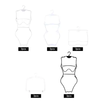 3 kusy plavky ramienka držiteľ spodná bielizeň, ramienka na šatky