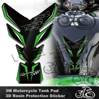 3D Motocykel Tank Pad Nálepky na Ochranu Kotúča, Pre Kawasaki Ninja 400 650 1000 sx Z650 Z1000 zx10r ZX6R EN6R Versys 650