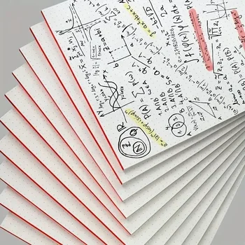 80 Strán Milimetrový Papier Graf Pravidlo Dot Grid Poznámkový Blok Výpočtu Podložky Vypracovanie Papier Na Druhú Plán Písací Papier