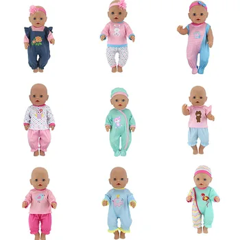 9 štýl Vyhovoval Doll Oblečenie vhodné Pre 43 cm baby Doll oblečenie reborn Bábiky Príslušenstvo