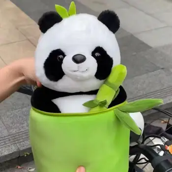 Bamboo Panda Tvarované Plyšové Hračky Hodiť Vankúš Roztomilý Tvorivé Deti Hodiť Vankúš Domáce Dekorácie Hodiť Vankúš Ozdoby