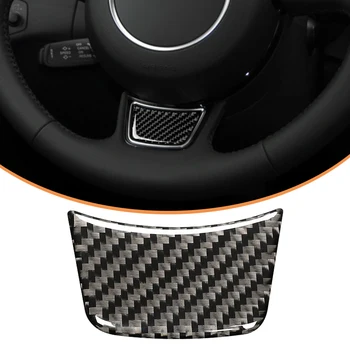 Carbon Fiber Auto, Interiér, Volant Výbava Kryt Samolepky Pre Audi A1 A3 A4 A5 A6 Q3 Q5 Q7 S3 S4 S5 S6 S7 A4L A6L Auto Štýl