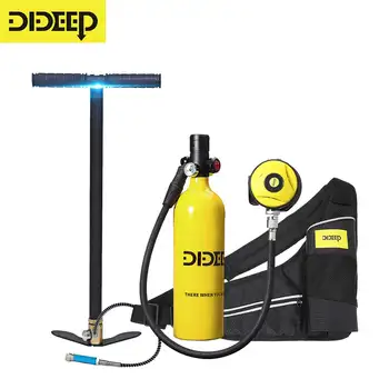 DIDEEP 1L Potápanie Výstroj/Fľaša/Valca Kyslíka Profesionálne Potápačské Vybavenie, Potápačské Auta Vodné Čerpadlo Respirátor Vzduchu Nádrž