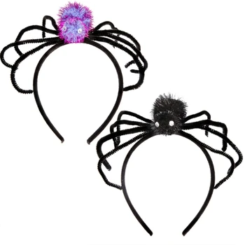 Dospelých Pavúky Tvar Hlavový Most Žena Spa Make-Up Hairband Halloween Party Dekoroch