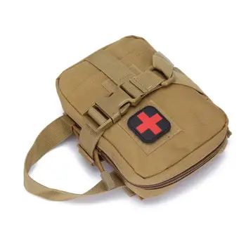 High-capacity Taška 1pcs Prenosný Multifunkčný Taktické lekárničky Vojenskej oblasti výchovy k Demokratickému občianstvu Puzdro Prvá Pomoc Kit Camping Nylon