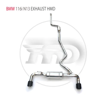 HMD Nerezový Výfukový Systém, Výkon Catback pre BMW 116i N13 1.6 T Auto Náhradné Úprava Elektronický Ventil