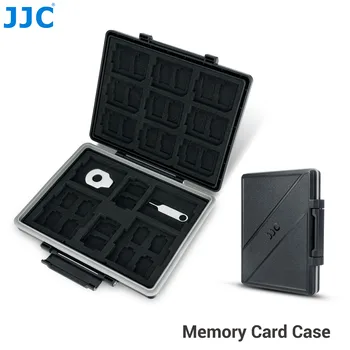 JJC Micro SD Karty Prípade pre SD/ MicroSD/ TF/ CF/ XQD/ CFexpress Typ A/B Karty Držiteľovi Karty Nástroje Nepremokavé Pamäťovú Kartu Prípade
