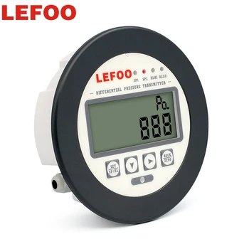 LEFOO Snímač Diferenčného Tlaku 16~36VDC Výstup RS485 Rozdiel Vysielač s Zvuk, Osvetlenie, Alarm