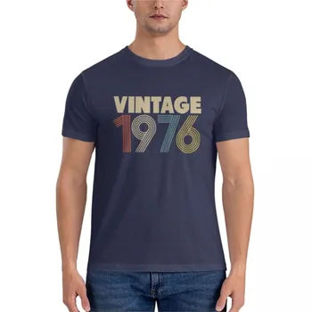 letné fashion t-shirt mužov Ročník 1976 Základné T-Shirt prázdne t košele chlapci t košele