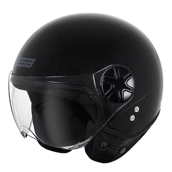 M-XL Bright Black Opotrebovaniu Motocross Zariadenia Proti Pádu Cyklistu Kask Otvorené Tvár Motocyklové Prilby Priedušná Ochranu Hlavy