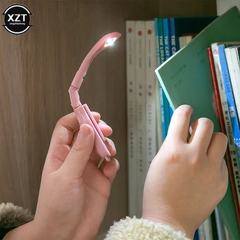 Mini Knihy Klip Svetlo LED Prenosné LED Lampa na Čítanie úsporu Energie s gombíkovú Flexibilné Nočné Svetlo pre Dieťa, Študent Štúdium