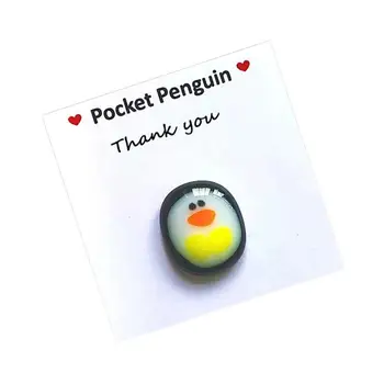 Mini Roztomilý Vrecku Penguin Objať Mini Roztomilý Vrecku Penguin Objať Narodeninám Darčeky Pre Jej Malý Tučniak Láska Darčeky Pre Valentines