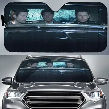 Nadprirodzené Filmy Sam a Dean Winchester Castiel Auto slnečník auto Príslušenstvo, Auto slnečník, Auto slnečník, čelného skla
