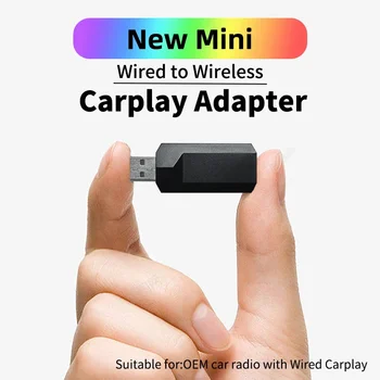 Nové Carplay Bezdrôtový Adaptér pre Apple Mini Carplay AI Políčko Auto OEM Káblové Bezdrôtové Auto Play USB Typ-C Modul Plug and Play