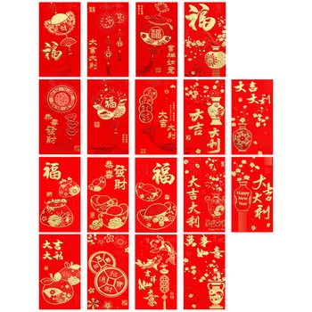 Nový Rok Červené Obálky Hongbao Červená Vrecko na Nový Rok Jarný Festival Narodeniny Vziať Červený Darček Peniaze Obálok