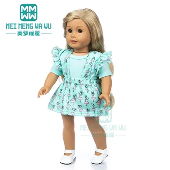 Oblečenie pre bábiku fit 45 cm American Doll Baletné sukne domáce oblečenie, zvrchníky Dievča giftClothes pre bábiku fit 45 cm American Doll
