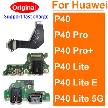 Originálne USB Nabíjačka Port Rada Pre Huawei P40 Pro Plus Lite E 5G USB Nabíjací Dok Rada USB Flex Kábel Konektor Časti pása s nástrojmi