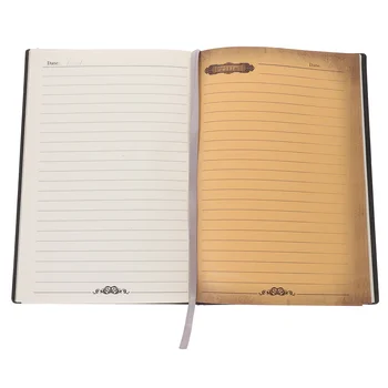 Plastický poznámkový blok Chirstmas Darčeky Ročníka Pu Sketchbook Retro Vestník Európskej Štýl na Vianoce Notebook Mužov Papier Zápisník