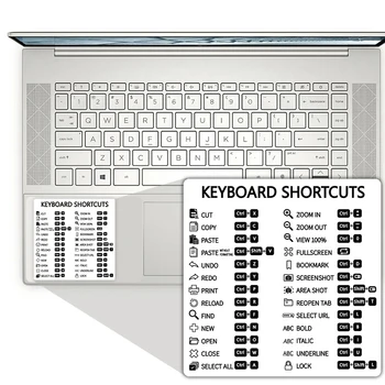 Praktické Odkaz klávesová Skratka Samolepky Pre PC Počítače Transparentné Pasters Pre Notebooky Efektívne Odkaz Obtlačky