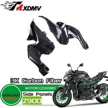 Pre Kawasaki Z900 Z-900 Upravený Motocykel 100% 3 K Uhlíkových Vlákien Nádrž Vpredu Bočné Panely Pokrýva Horské Súpravy 2020 2021 2022