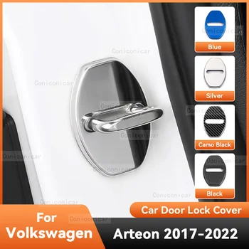 Pre Volkswagen Arteon 2017-2022 Auto Príslušenstvo Auto Door Lock Chrániť Kryt Emblémy Prípade Nehrdzavejúcej Ocele Dekorácie Ochrany