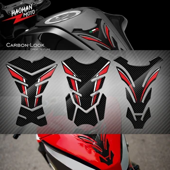 Pre Yamaha YZF-R1 R1 R1M Street Bike 3D Carbon-vzhľad Motocykla Tank Pad Chránič Nálepky