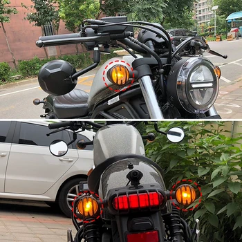 Predné, Zadné Sklopné Zadné Svetlá zadné Svetlá Gril ABS pre Honda 2020 2021 Rebel CMX 250 500 300 1100 Model Motocykla Príslušenstvo