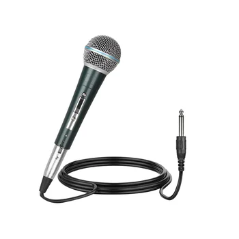 Profesionálne Ručné Káblové Microfone Mikrofón Dynamický Mikrofón pre Karaoke show Live Vokálny prejav Microfone