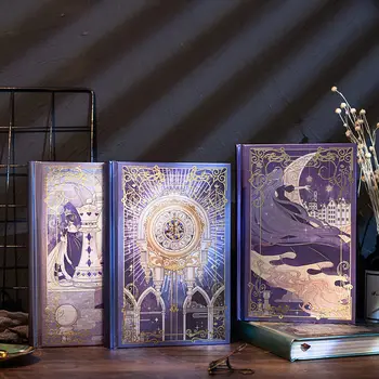 Retro Európskej Magic Castle Denník Vestník Sketchbook Krásne Plánovač Notebook Poznámkový Blok Pevný Kryt Vianočné Darčeky Deti