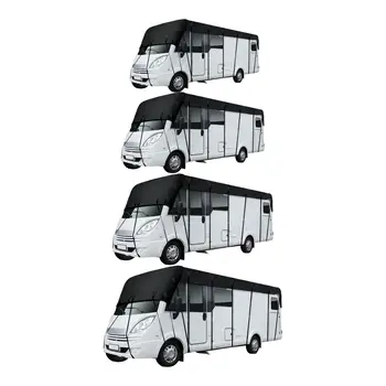 RV Caravan Strechu Pokrývajú Ochranné Skladacie Odolný proti Opotrebeniu Plachtou Univerzálny RV Kryt pre Obytné RV camper cestovné prípojného vozidla