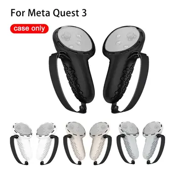 Silikónový Ochranný Kryt Pre Meta Quest 3 VR Headset Radič Prípade Quest 3 VR Príslušenstvo Rukoväť Ochrana Rukáv H2I3