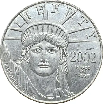 Spojené Štáty Americké 2002 W Rok Socha Slobody 50 Dolárov Eagle Zlata Mincí Pozlátené Striebro Kópiu Pamätné Mince