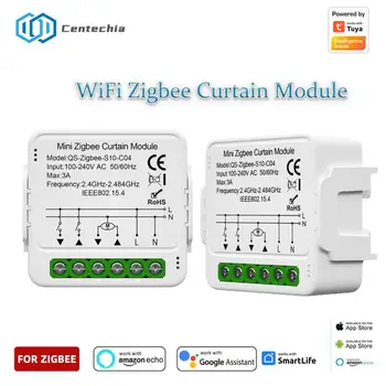 Tuya Smart WiFi, Zigbee Opony Modul Žalúzie Spínač Pripojený Rolety Elektrický Motor Kompatibilný S Alexa Domovská Stránka Google