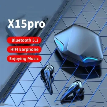 TWS X15pro Bezdrôtové Slúchadlá Hra Bluetooth Slúchadlá s Mikrofónom, Zníženie Hluku, Vysokou Vernosťou Basy Slúchadlá