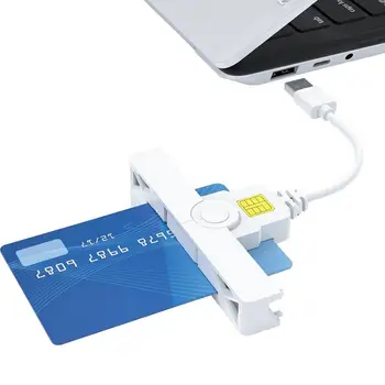 USB CAC Reader USB C Spoločný Prístup k Smart Card Reader CACCard Reader Kompatibilný S Os Linux Home Finančné