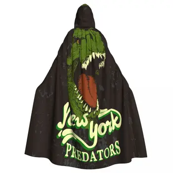 Vintage Dinosaura New York Dravcov Plášť S Kapucňou Polyester Unisex Čarodejnice Cape Kostým Príslušenstvo
