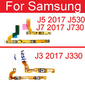 Zapnutie/Vypnutie Napájania Hlasitosti Tlačidlo Na Strane Flex Kábel Pre Samsung Galaxy J3 J5 J7 2017 J330 J530 J730 Napájania Ovládanie Hlasitosti Tlačidlo Flex Páse S Nástrojmi 