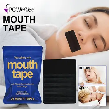 Zastaviť Chrápanie Patch Nos Dýchanie Oprava Zlepšiť Spanie Podpora Lepšie Dych Prenosné Nočný Spánok Úst Ortéza Pásky